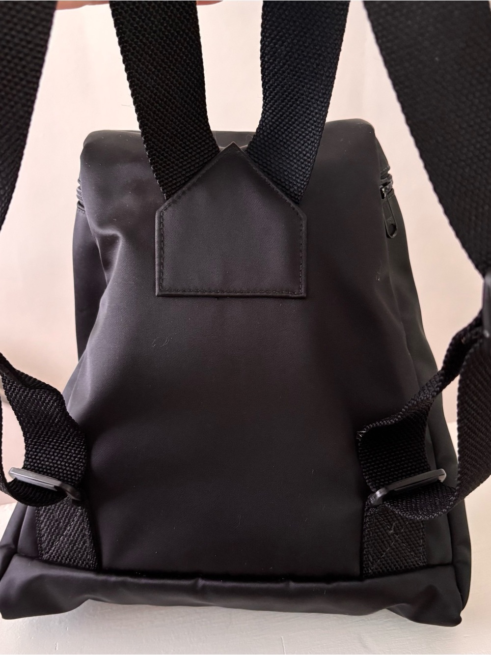 kate spade Vintage Black Nylon Backpack with Front Zip Pocket - Picture 4 of 6